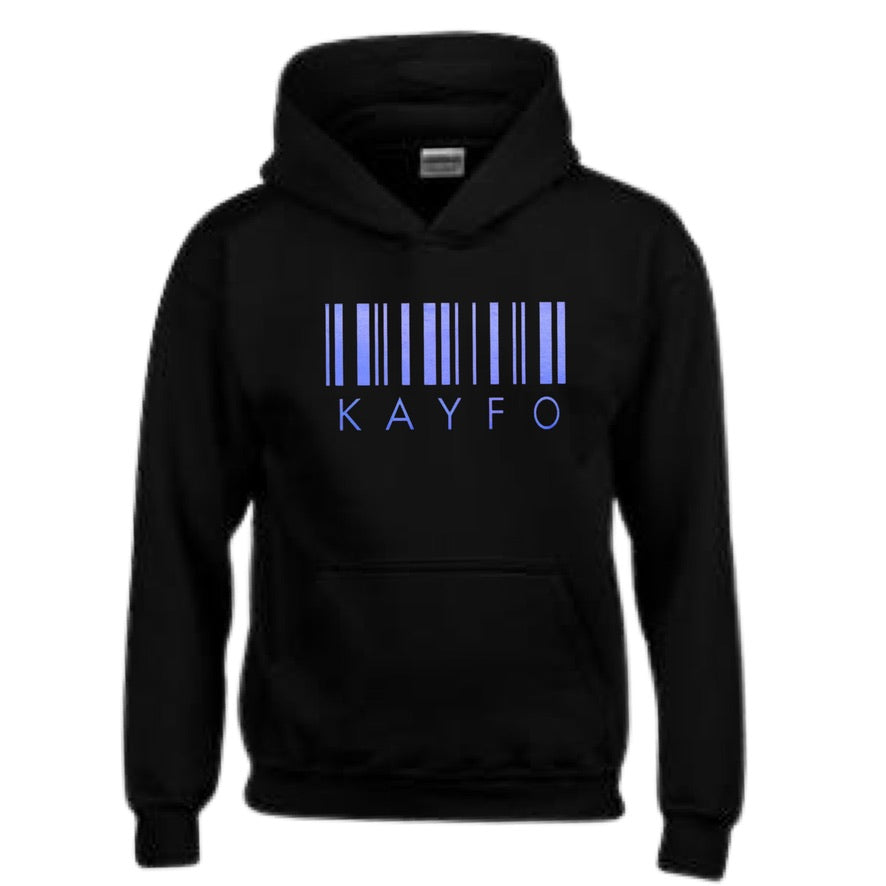 BARCODE HOODIE - Navy/Teal